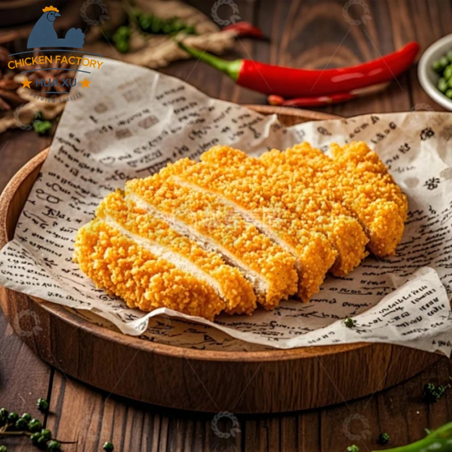 Wholesale Frozen Halal Vegan "Chicken" Cutlet Plant-Based Food Ready-to-Cook Food for Restaurant