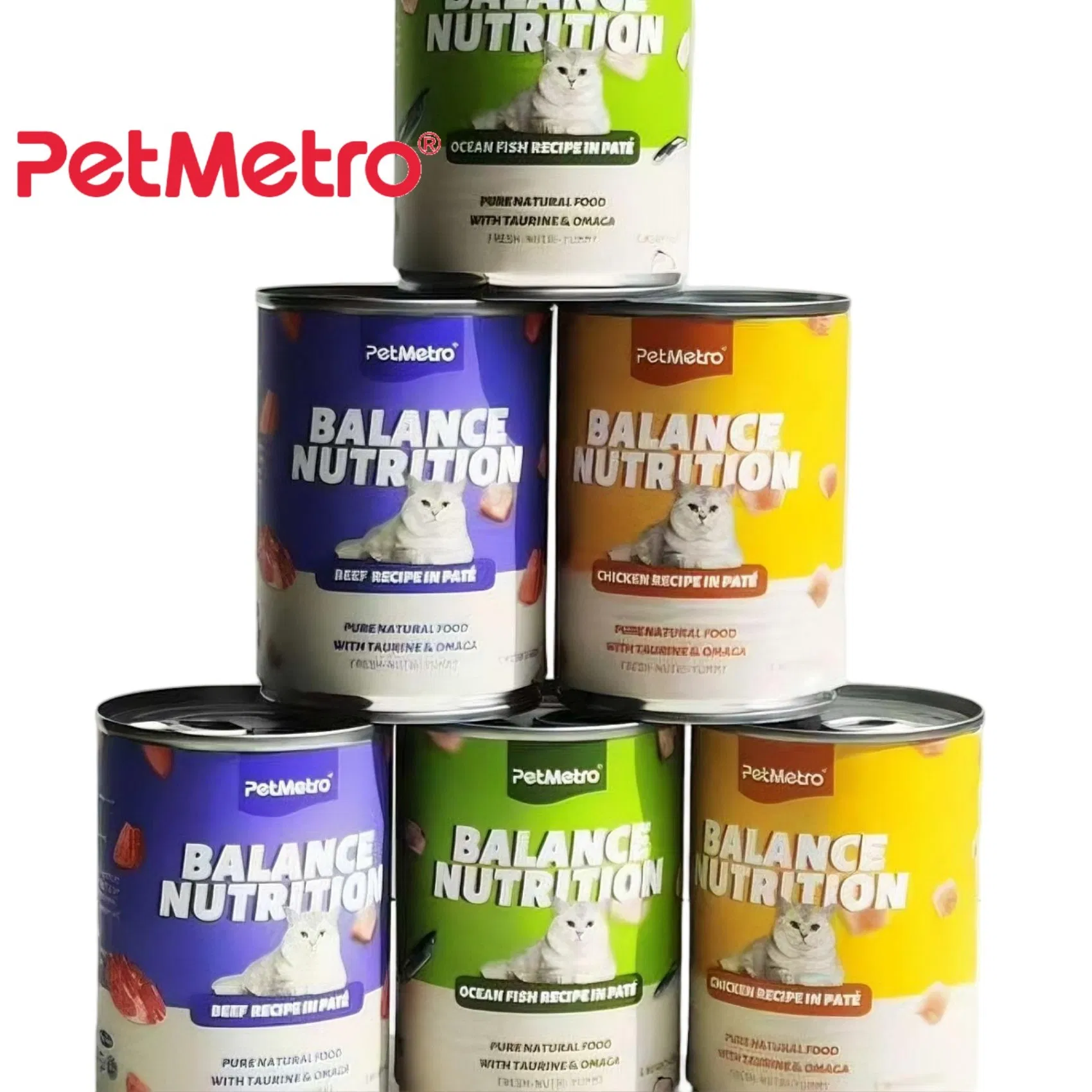 Soft Pate Pure Meat Nutrition Formulated for Clean Label Markets 375g Export Packaging Meat Based Cat Food