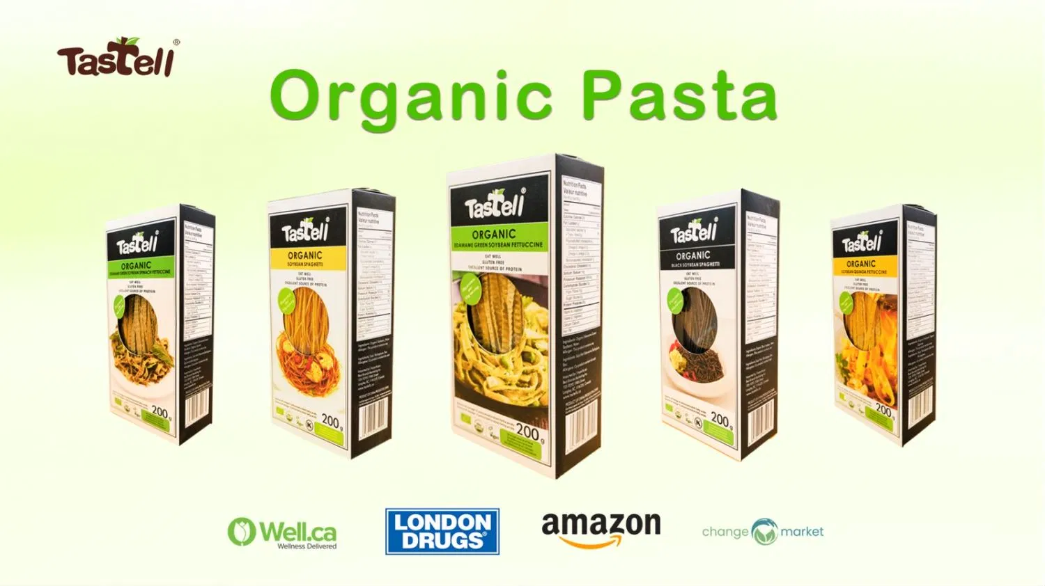 Wholesale Factory Green Soybean Pasta Gluten Free Health Food OEM