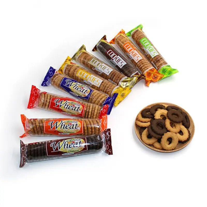 75g Breakfast Substitute Halal Snack Food Crispy Cookies Sweet Milk Chocolate Biscuit