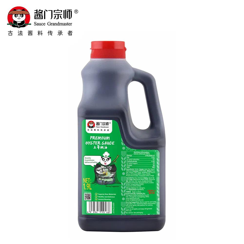 Cheap Price Chinese Supplier Brewed Seasoning No Msg with Low Sodium Oyster Sauce