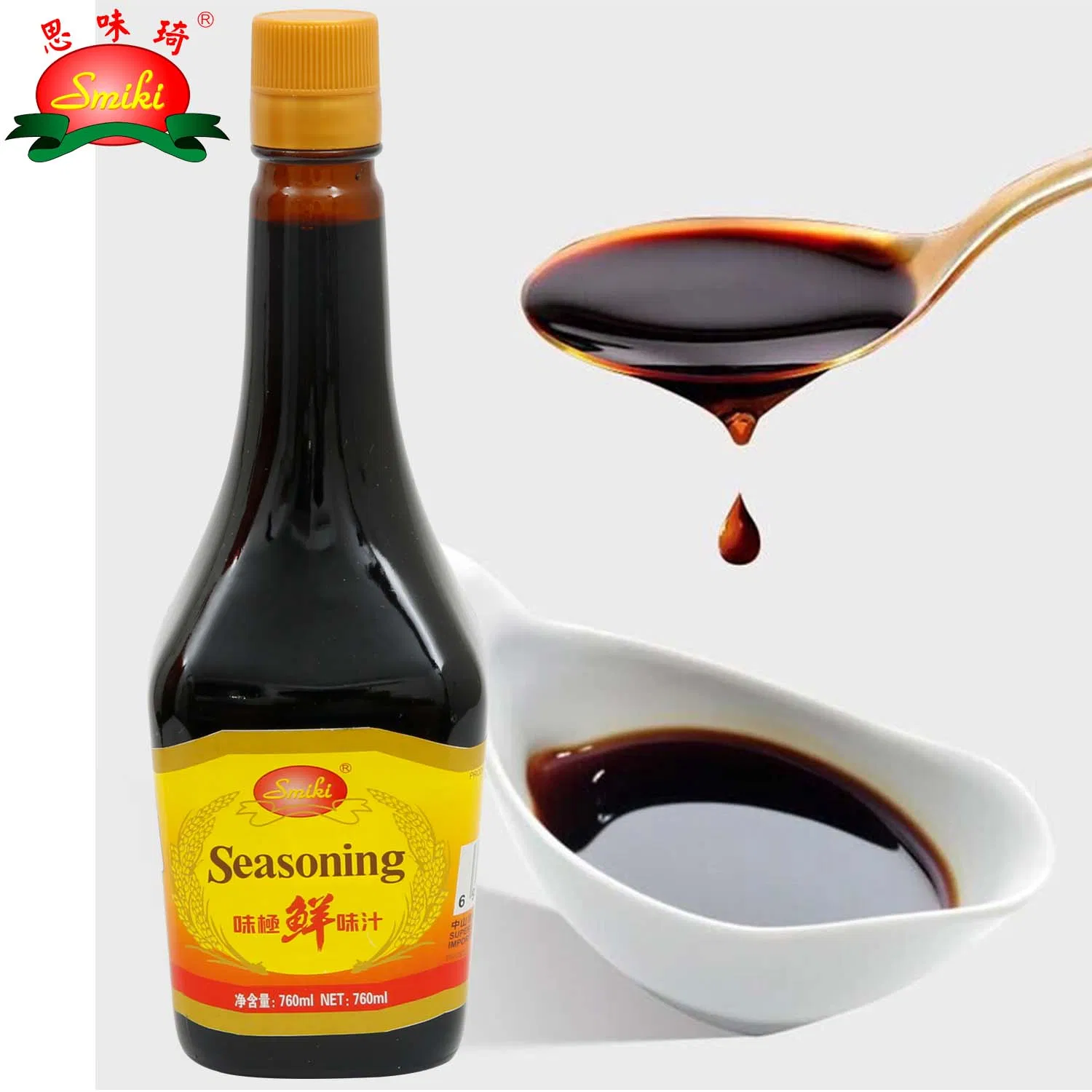 Top Grade Healthy Food Seasoning Sauce with Glass Bottle on Hot Selling