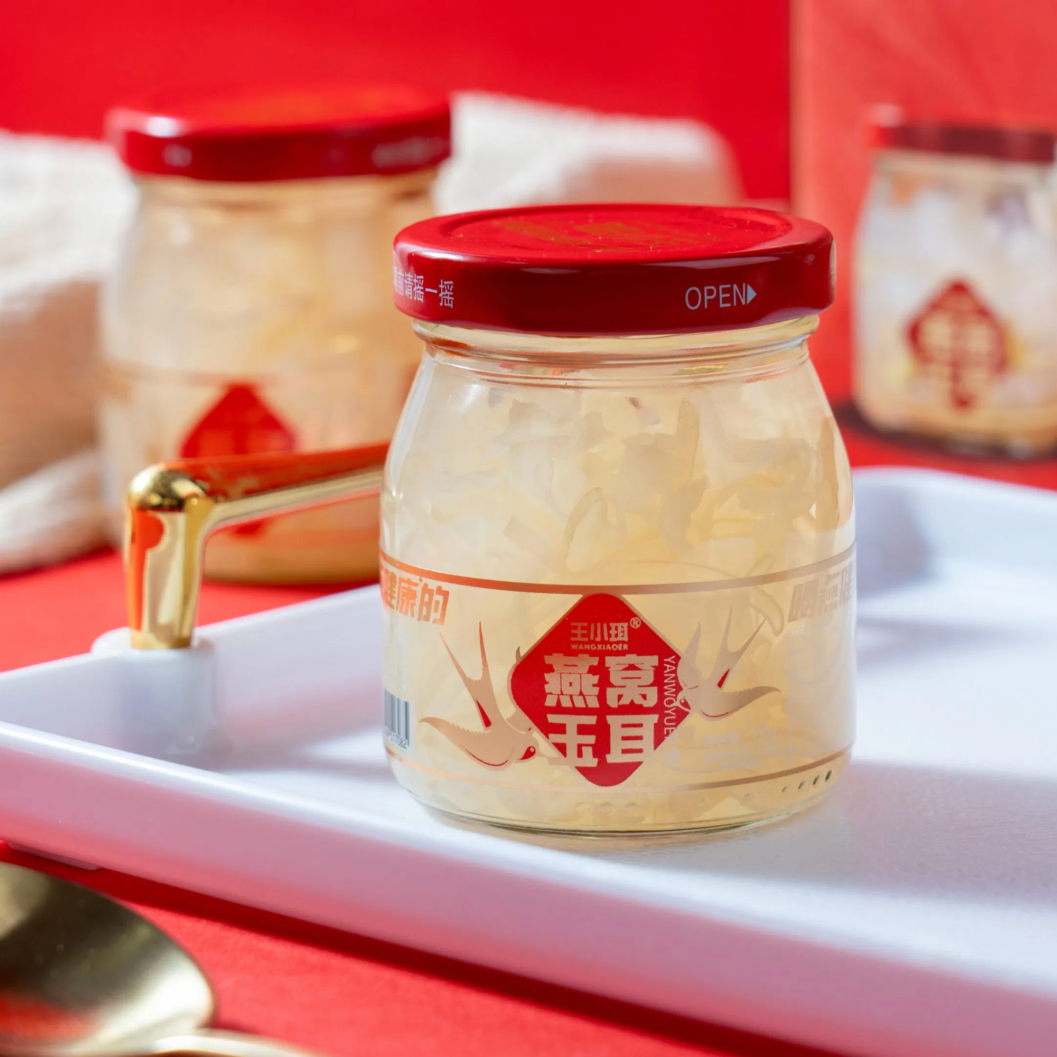 Instant Bird's Nest &amp; Jade Ear, Healthy Canned Food for Wholesale