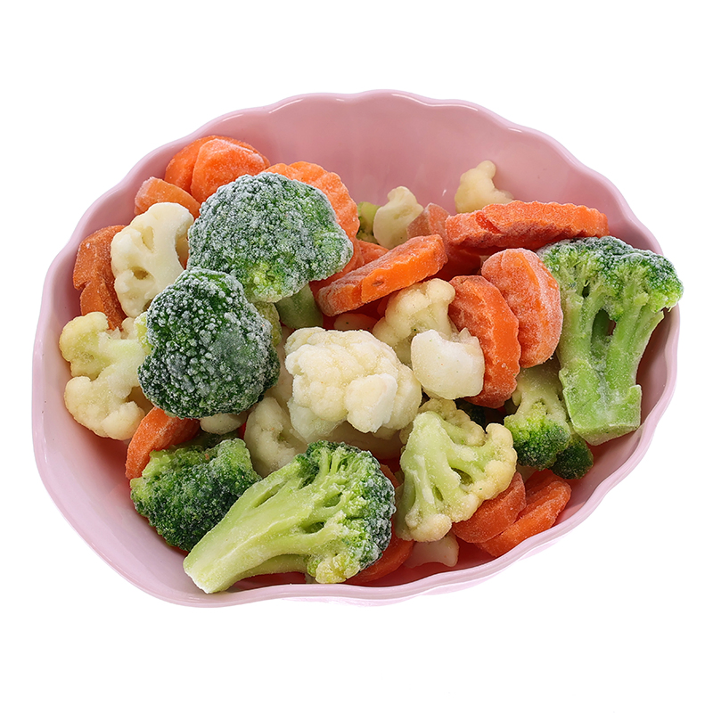 IQF Frozen Broccoli and Carrot Mix - Frozen Vegetable Blend, 10kg/Box for Food Service, Ready Meals