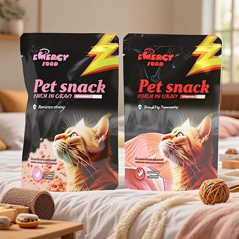 Best Selling OEM &amp; ODM High-Taste Cat Wet Food Meat-Based Bagged Pet Food Pet Treats