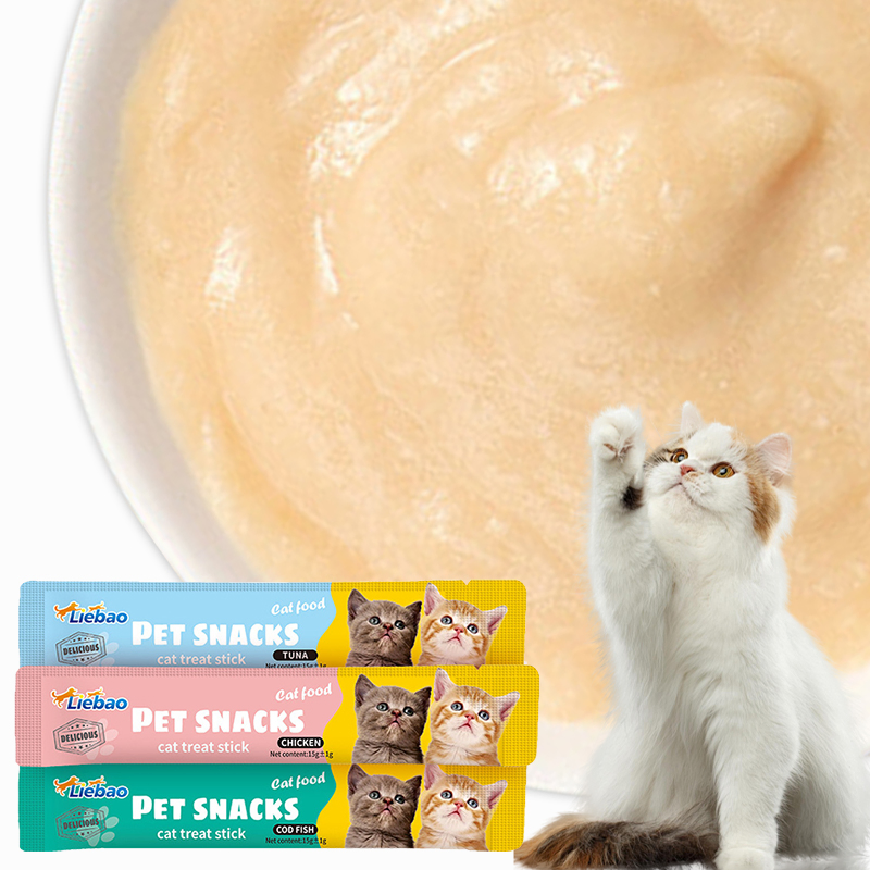 Pet Snacks Food Healthy High Nutrition Cat Strips Cat Treats in Sticks