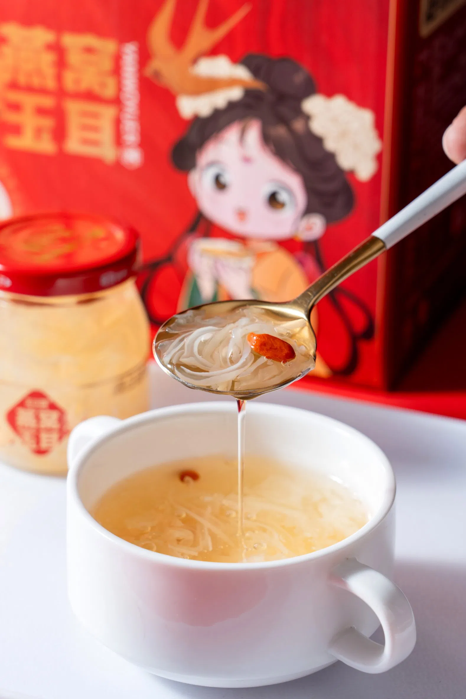 Edible Snow Fungus with Bird's Nest for Natural Ingredients Lovers