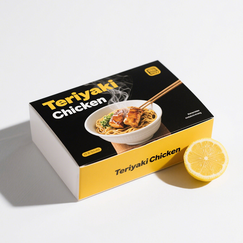 Eco-Friendly OEM&ODM Compostable Bulk Logo Custom Frozen Food Packaging Cardboard Boxes for Supermarkets and Ready-Meal Brands