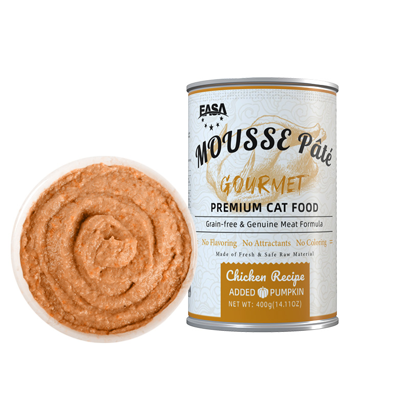 Wholesale 400g Wet Cat Food with Chicken Tuna Salmon Flavors to Choose Meat-Based Cat Staple Food Pet Food