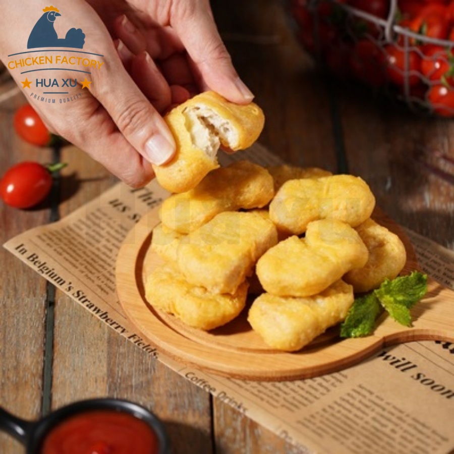 Wholesale Price Golden Plant-Based Chicken Nuggets High-Protein Vegan Fried Food for Vegetarian
