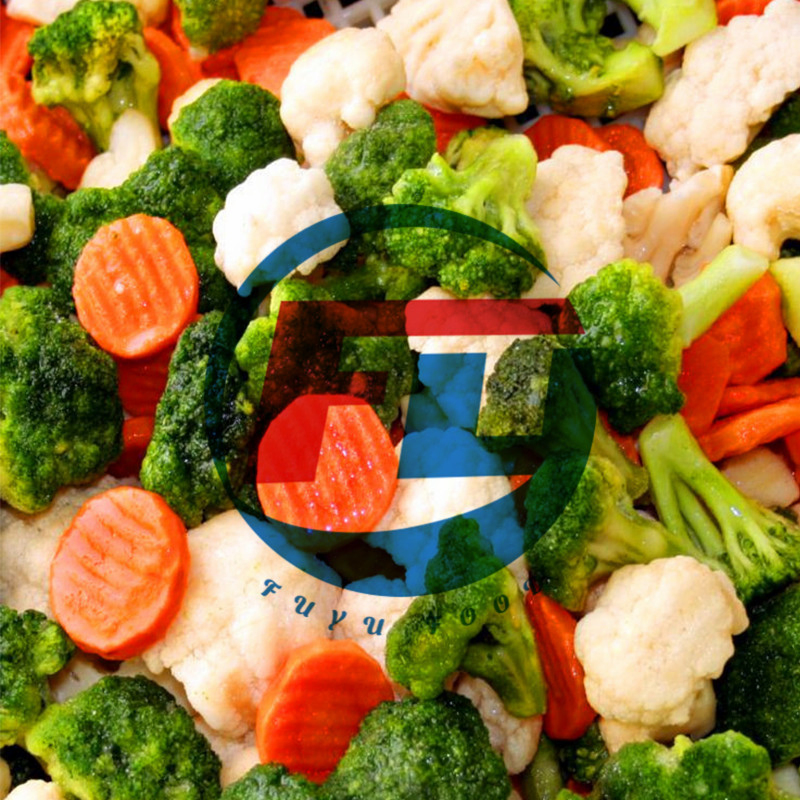 Whole Organic Certified Frozen Mixed Vegetables for Sports Nutrition Food