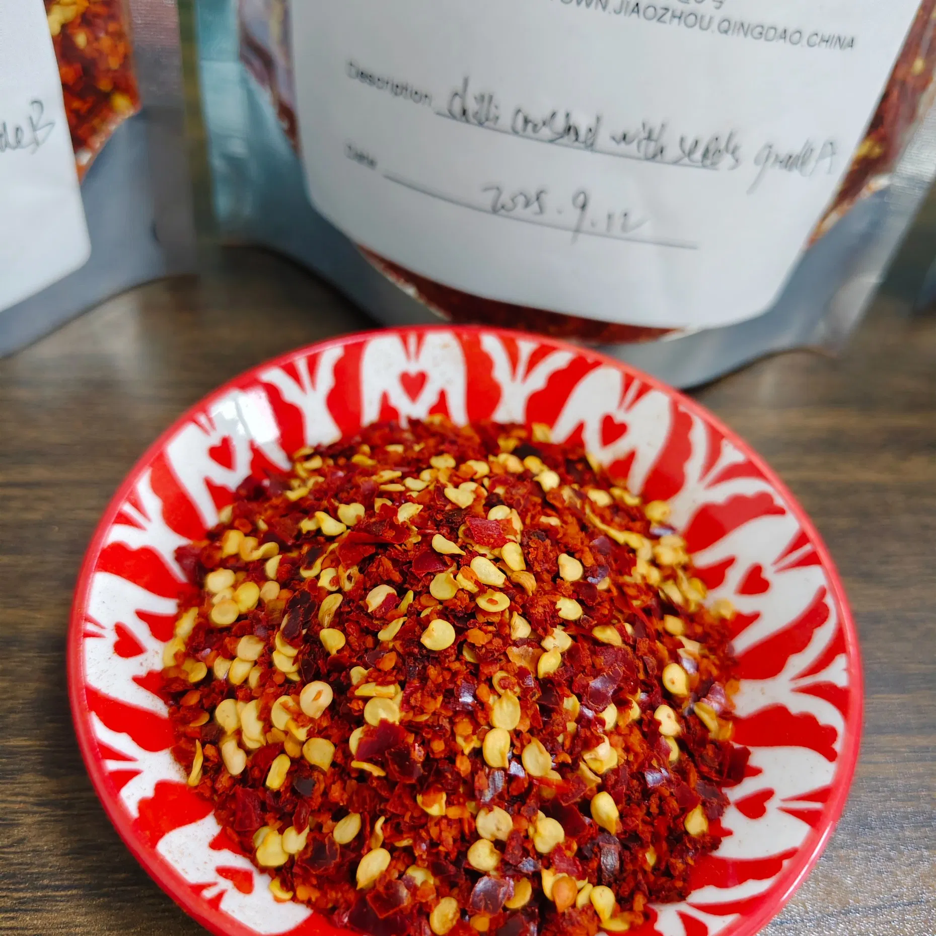 Organic Red Chili Pepper Flakes Dried Herb Powder Spice with Hot Spicy Taste Chili Flakes