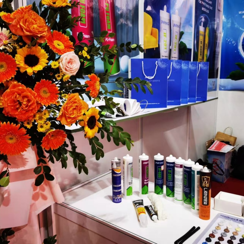 Jinfang R&D laboratory testing new adhesive formulations
