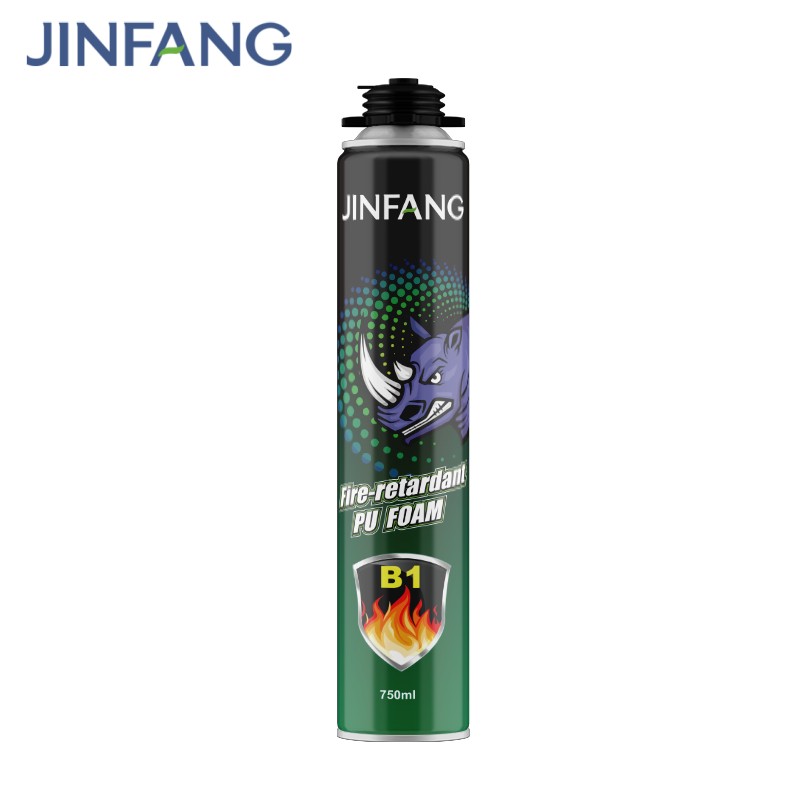 Fire-retardant PU FOAM B1 for construction insulation and fire protection