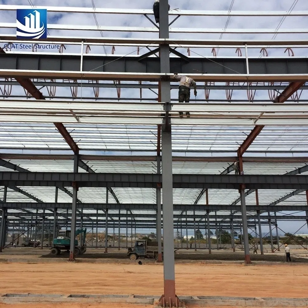 Precision-Manufactured Prefabricated Customized Steel Building Structure Accessories Component for Retail Mall Columns