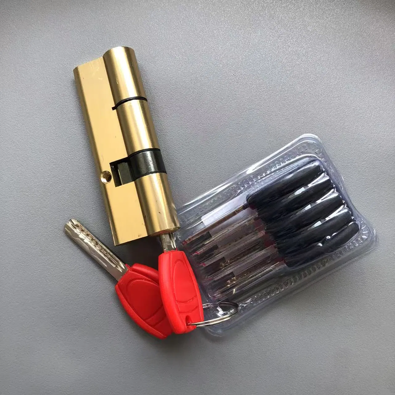 Security Door Lock Cylinders with 2-Piece Cylinder Door Lock Core