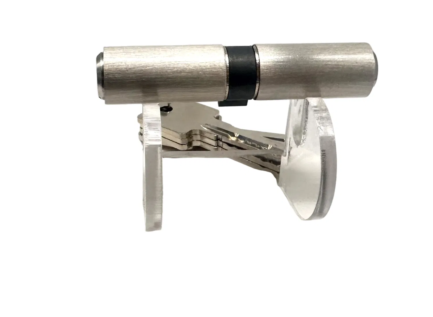 Breakage Function Anti Theft Nickel Double Open Door Computer Key Lock Cylinder