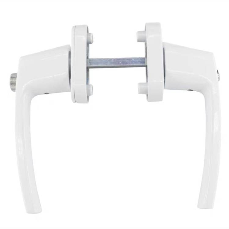 UPVC Window Door Hardware Accessories White UPVC Door Handle for Casement Door and Sliding Door with Lock Indoor Aluminum Handles Lock
