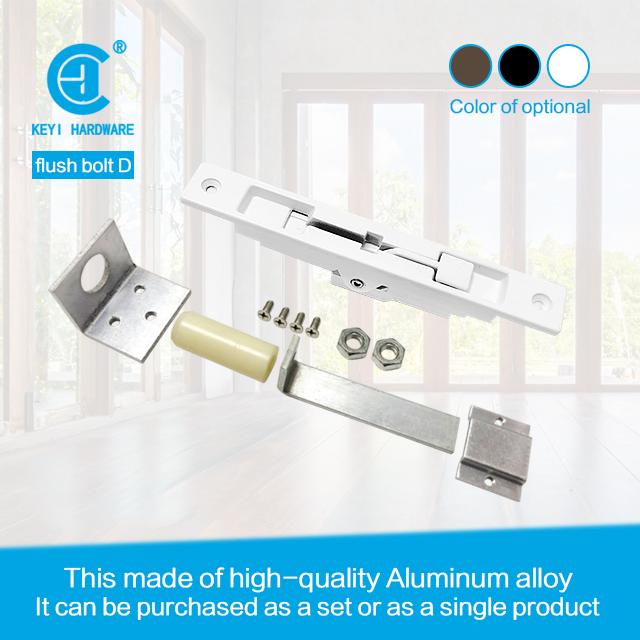 Die-Casting Sliding Door Latch Aluminium Doors Flush Bolt