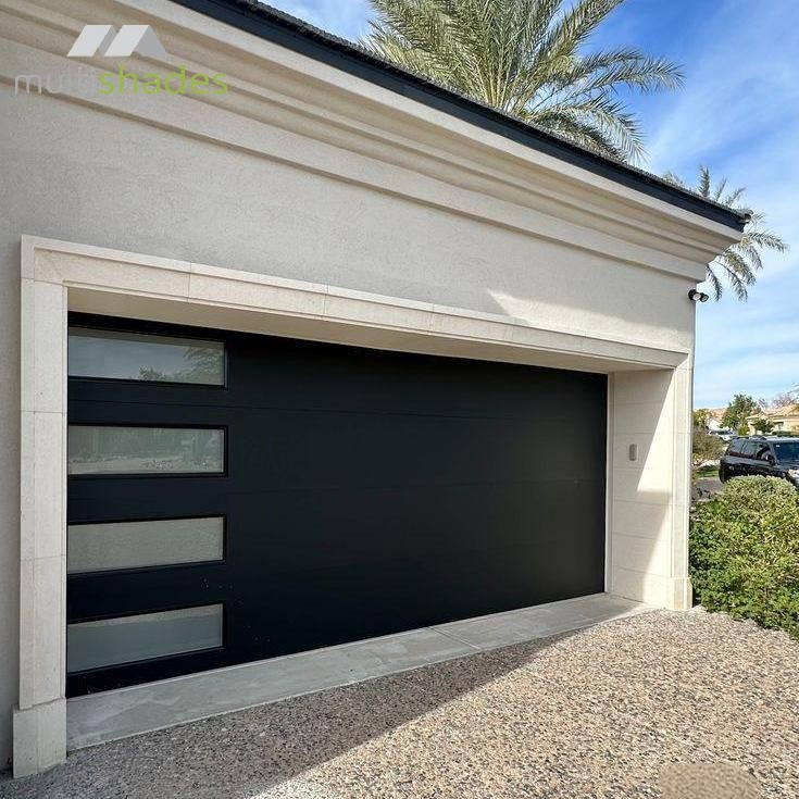 Multishades Premium Garage Door with Automatic Remote Control for Villa American Style Garage Door with Auto Lift-up