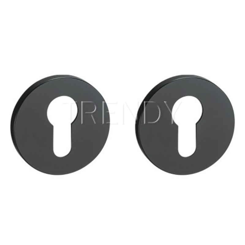 Fashion Black Furniture Hardware Zinc Alloy Door Window Lock Zamak Decorative Handle (Z6243-ZR33)