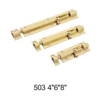 Brass or Stainless Steel Door Window Tower Bolt (M201 B)