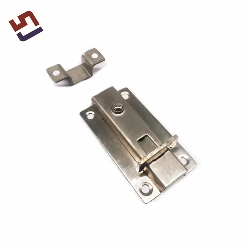 Door Security Spring Loaded Latch Automatic Barrel Bolt with Pressing Button