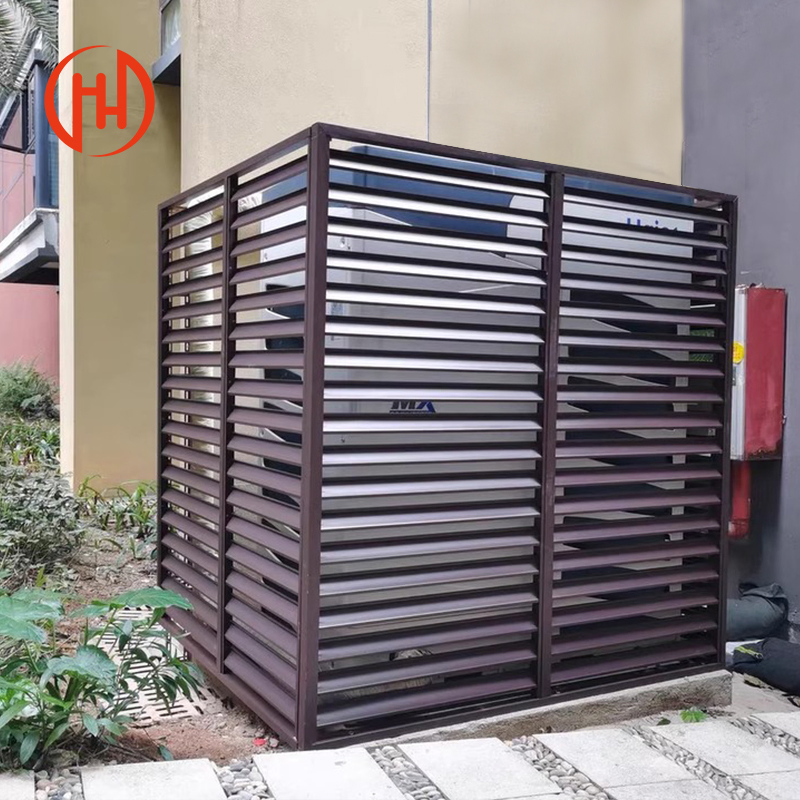 Outdoor Unit Protection Design Aluminum Aluminum Metal Air Conditioner Cover