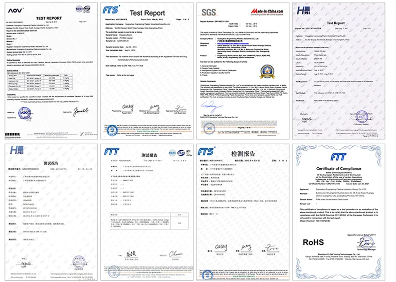 Certificates