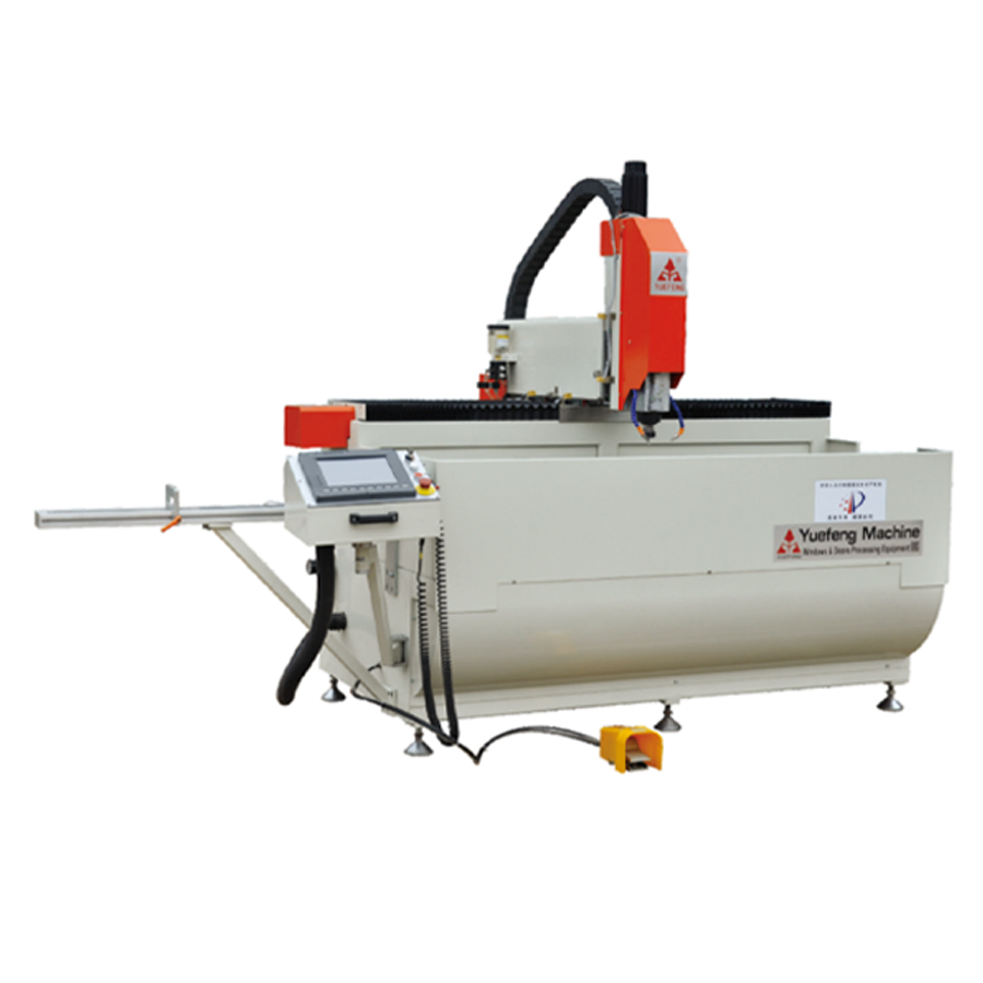 Aluminum Window and Door CNC Lock Hole Milling and Drilling Machine