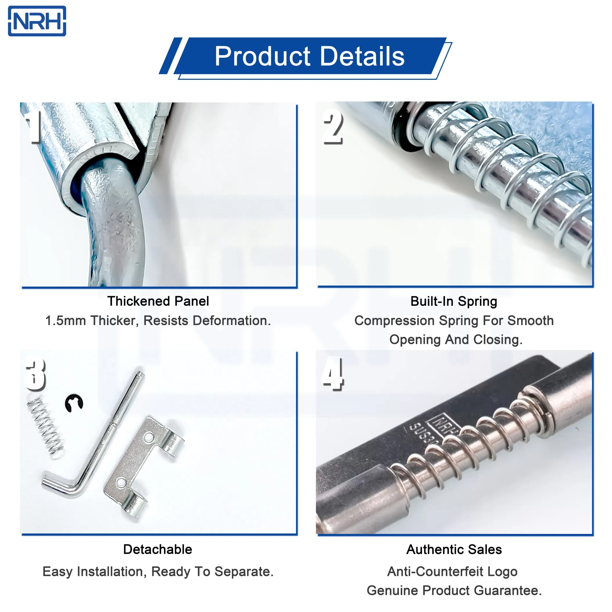 Nrh 7954 Release Spring Pin Toggle Latch Assembly Loaded Shoot Bolt