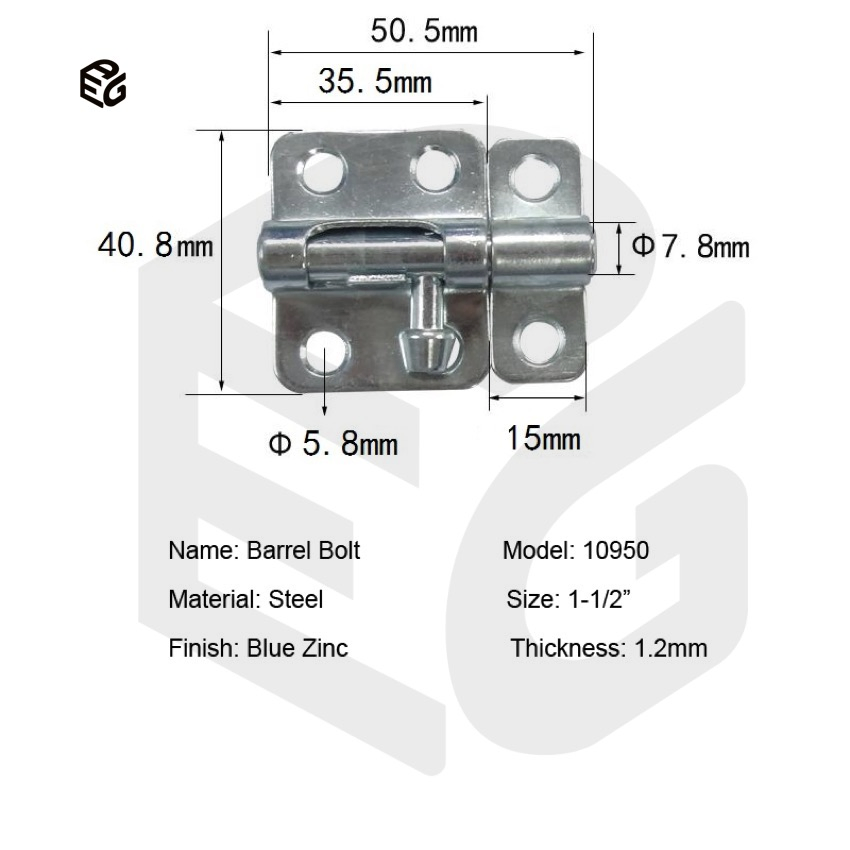 2" 304 Stainless Steel Door Bolt for Marine Cabin Doors &amp; Windows, Saltwater-Proof Satin Finish Bolt
