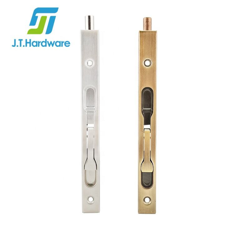 Stainless Steel Double Door Lever Action Flush Sliding Bolt Concealed Door Latch Bolt