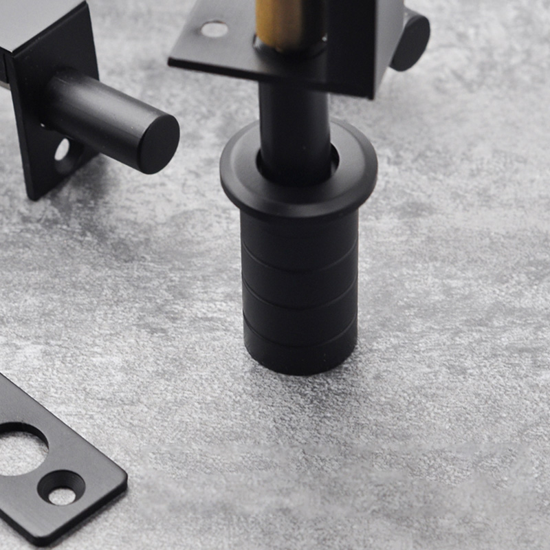 Koppalive Solid Brass Flush Bolt Latch Concealed Security Slide Lock Lever Action 8" 10" 12" 24" Door Bolt for Double French Doors