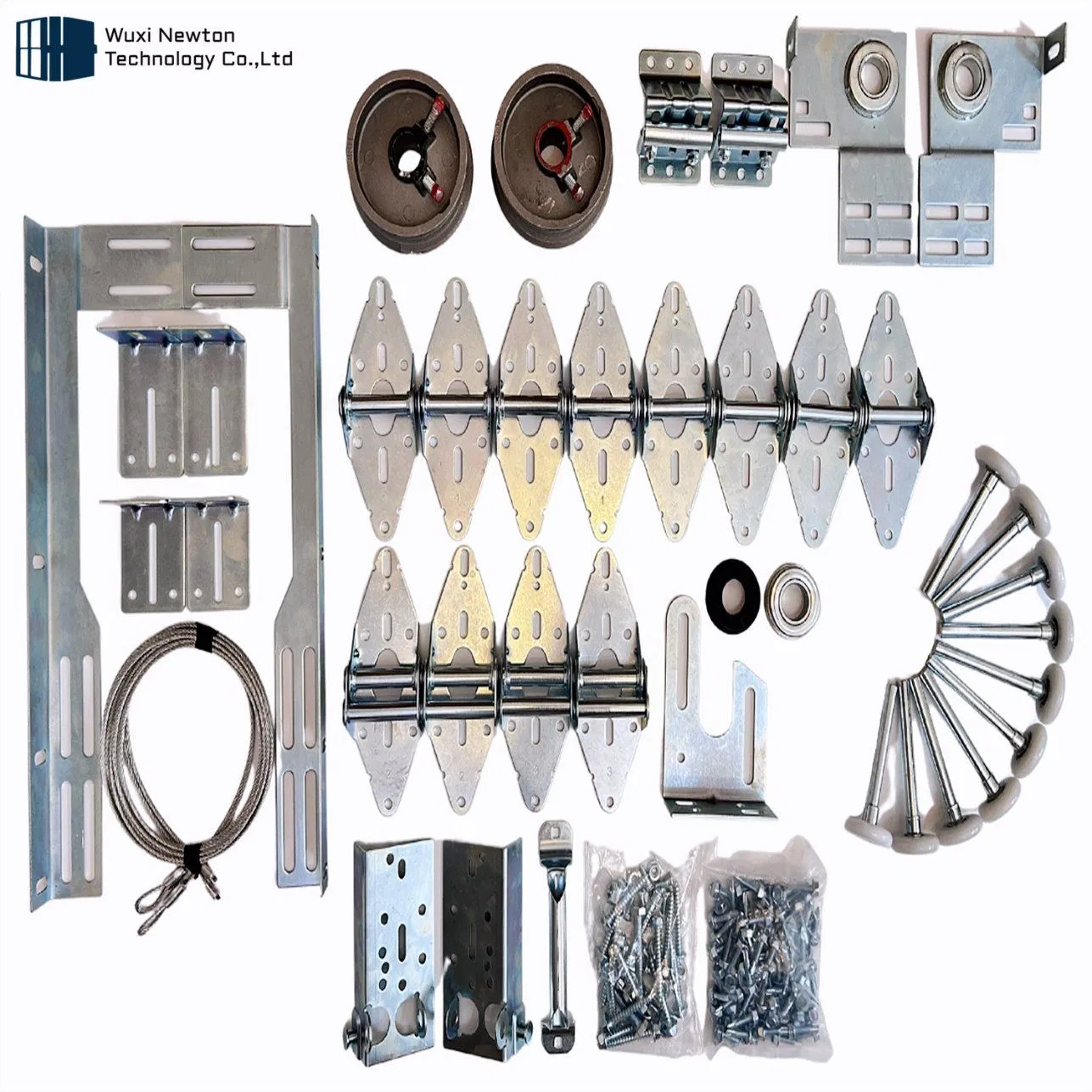 Vertical Bi-Folding America Sectional Garage Door Hardware Door Parts Stainless Garage Door Components