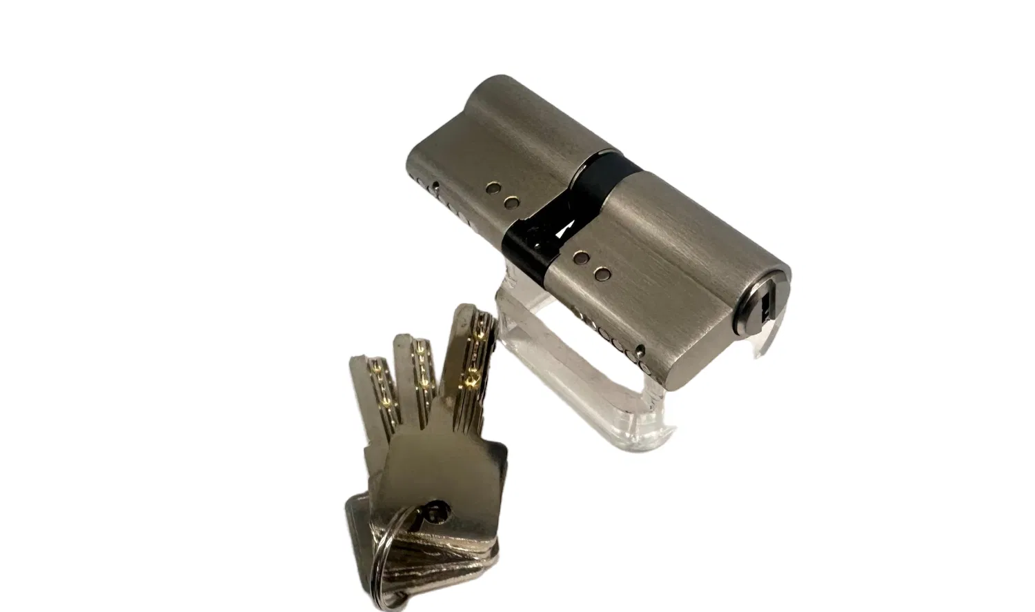 Breakage Function Anti Theft Nickel Double Open Door Computer Key Lock Cylinder