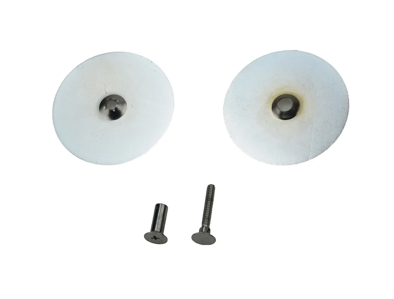 Kaiying Hardware Hole Filler Plate Door Hole Cover Plate Maintain Entry Door Covering Unused Hardware Door Hole Filler Plate, Door Cover