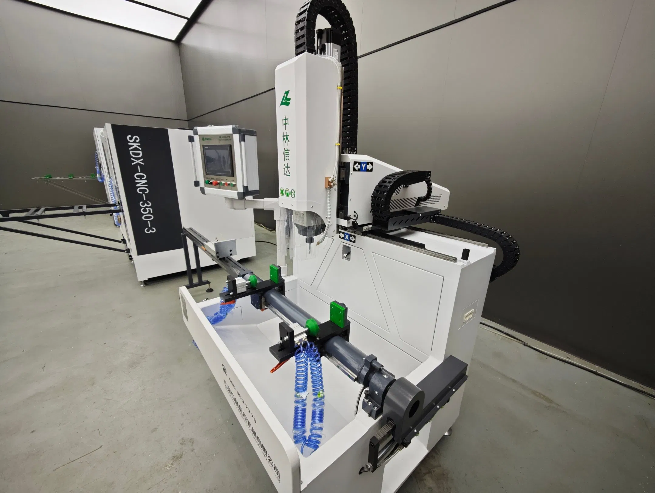 CNC Aluminum Automatic Window Door Lock Hole Drilling Milling Equipment Price