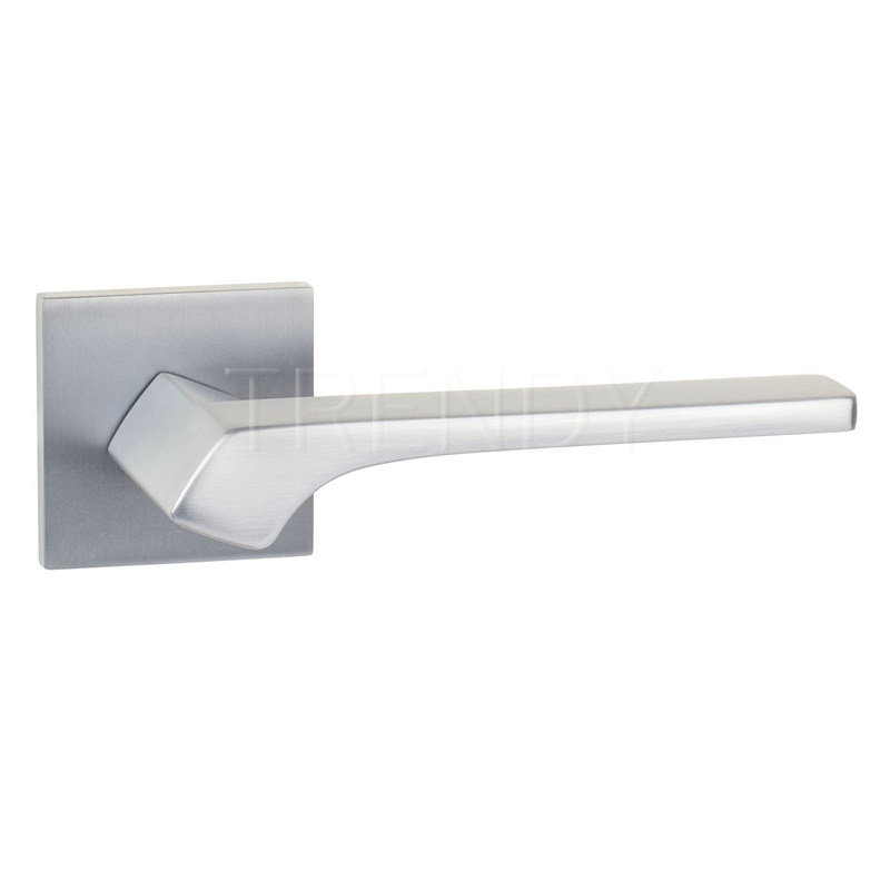 Furniture Door Window Hardware MSN Zinc Alloy Door Lock Handle on Square Base (Z6262-ZR25)