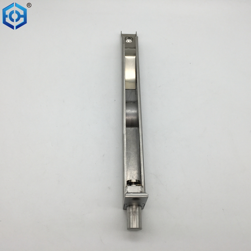 6 in. Satin Nickel Square Corner Stainless Steel Flush Bolt
