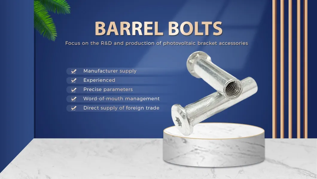 Carbon Steel Barrel Bolt Kit