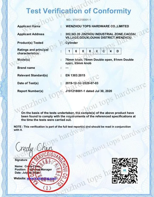 Door Lock Cylinder 1