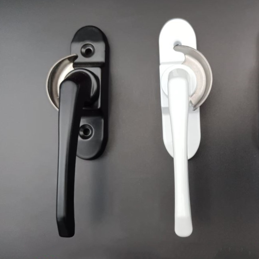 Window Hardware Crescent Lock UPVC Window and Door Making Handle Sliding Window Lock Cl03-Black Durable Best Price Cheap Hot Sale in 2023