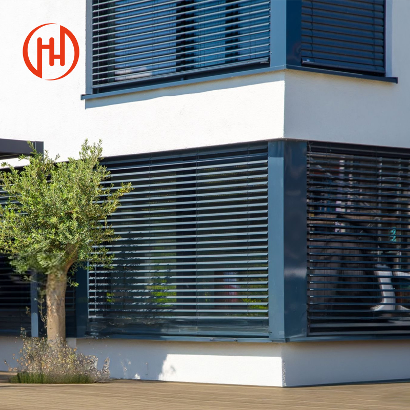 Aluminum Insulation Louver Decorative Outdoor Cleaning Exterior Metal Air Conditioner Cover