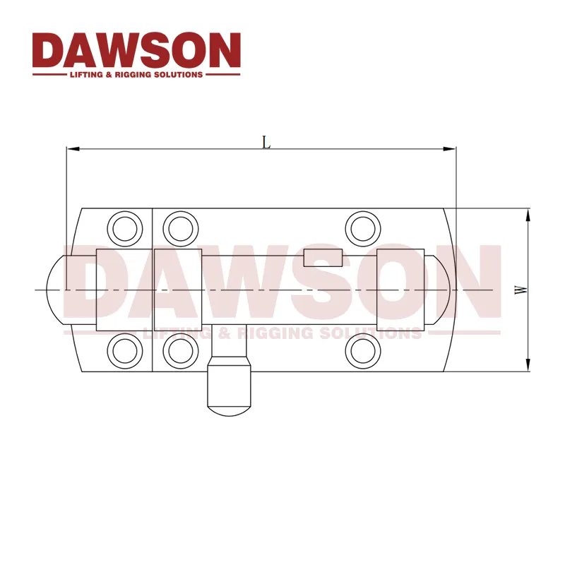Marine Hardware Barrel Bolt 2
