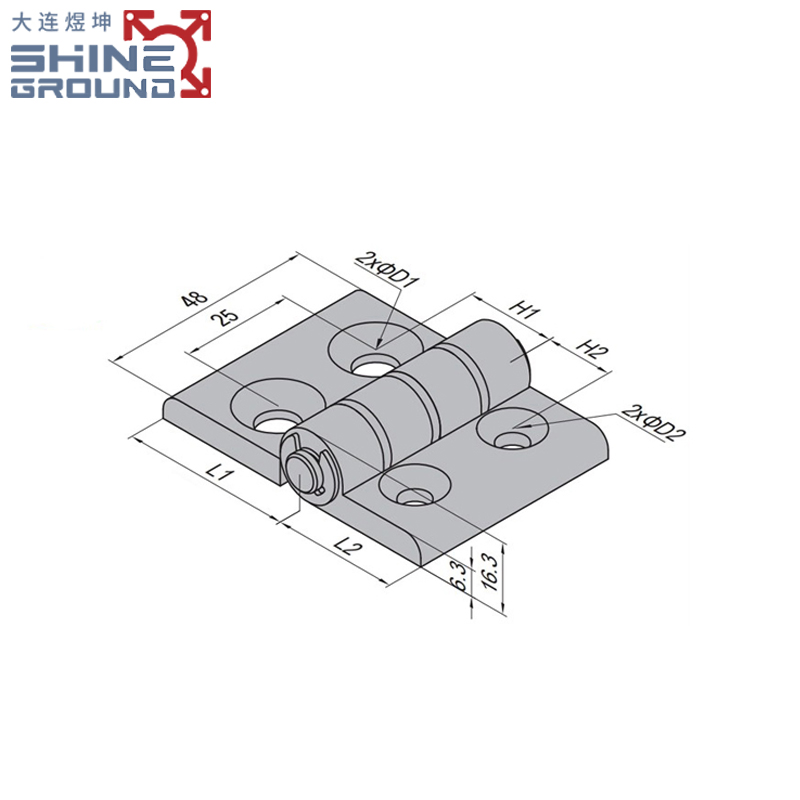 Premium 45X45 Aluminium T Slot Profile System Components