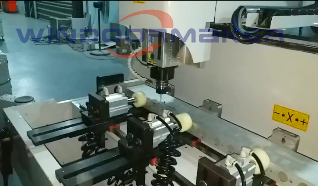 Aluminum Lock Hole CNC Milling and Drilling Machine for Window and Door Making Machine