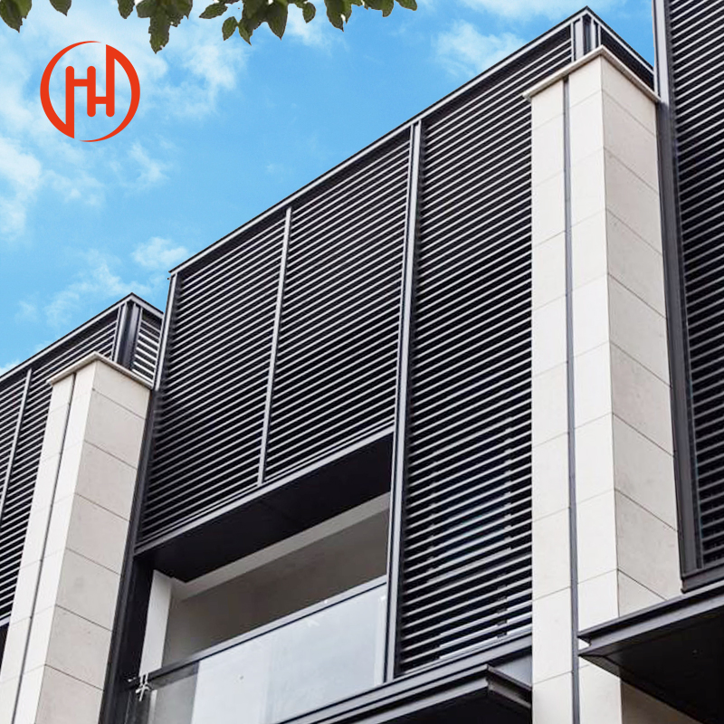 Exterior Decorative Wall Panel Aluminum Air Conditioner Cover Curtain Walls Cover