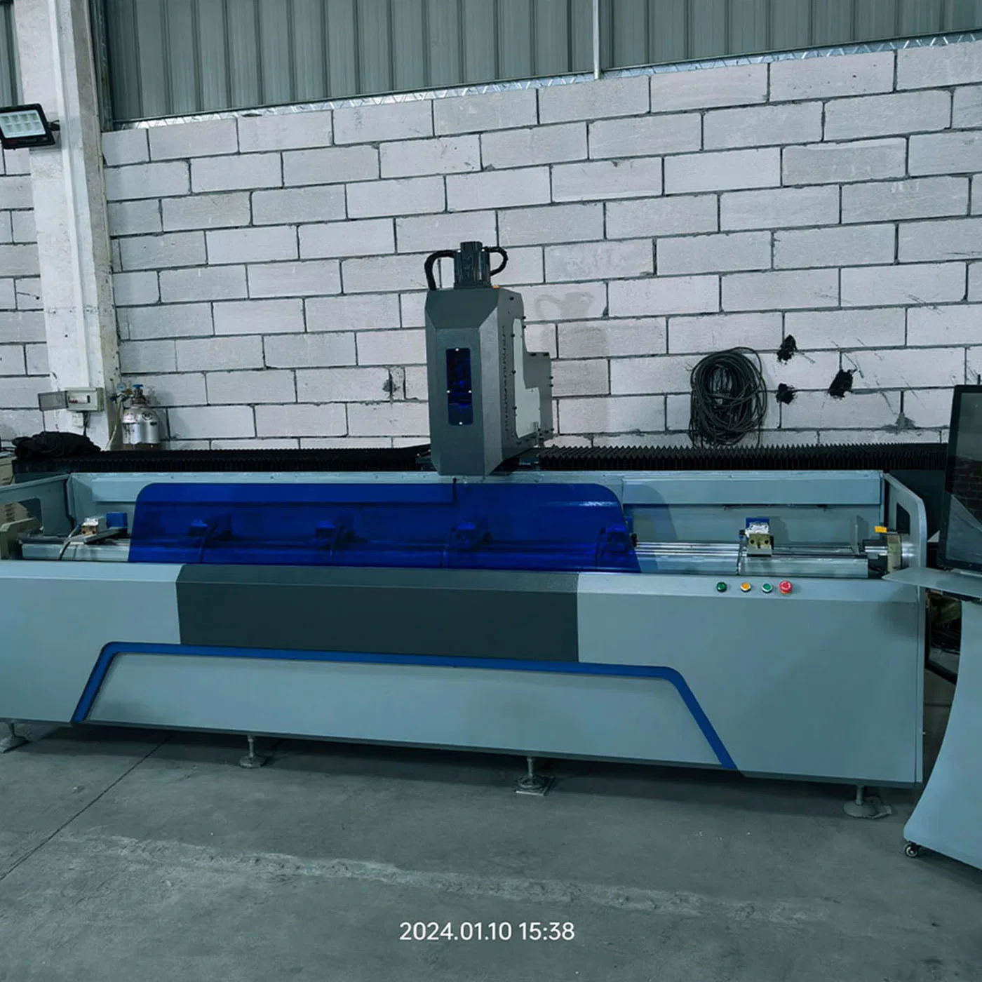 Top Class Window Door Making Machine with Door Lock Grooves Auto Lubrication