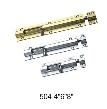 Brass or Stainless Steel Door Window Tower Bolt (M201 B)